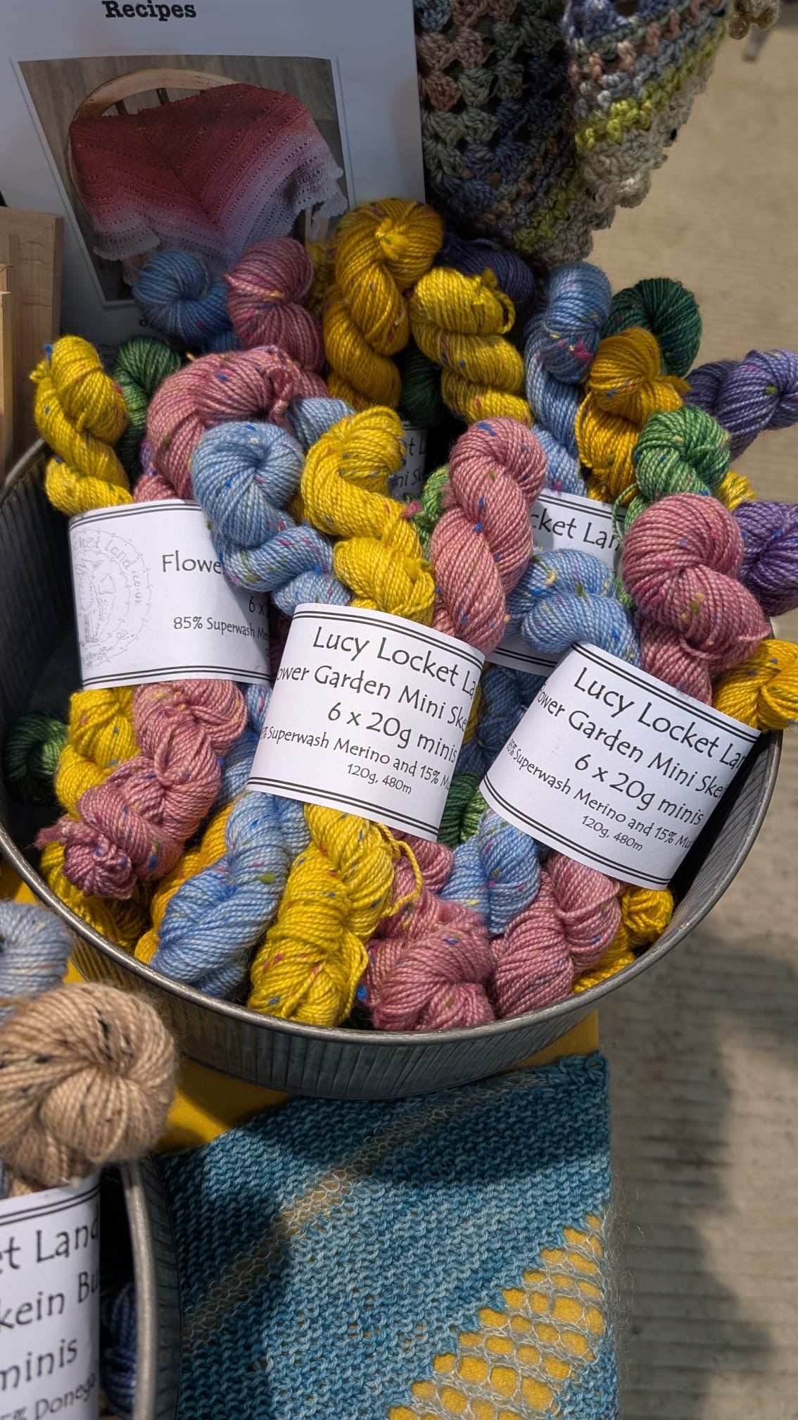 “Flower Garden” 4ply Mini Skein Bundles
