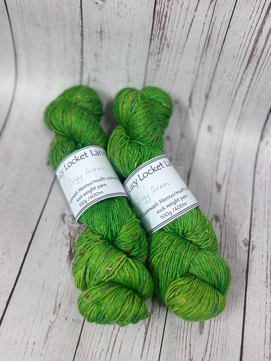 Locket's Hand Dyed 4ply Merino with multi coloured neps
