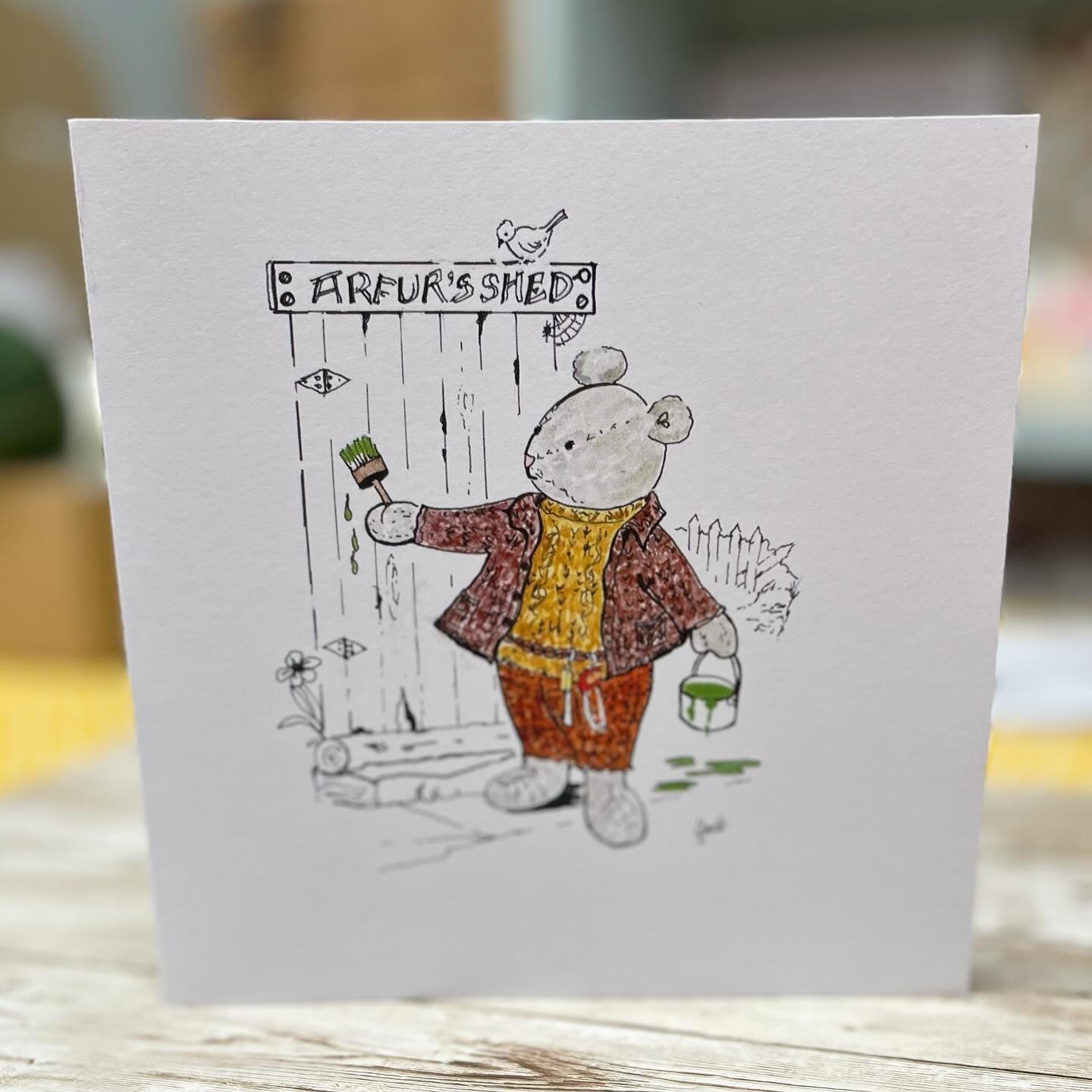 Locket's Year of Little Cotton Rabbits Blank Greetings Cards