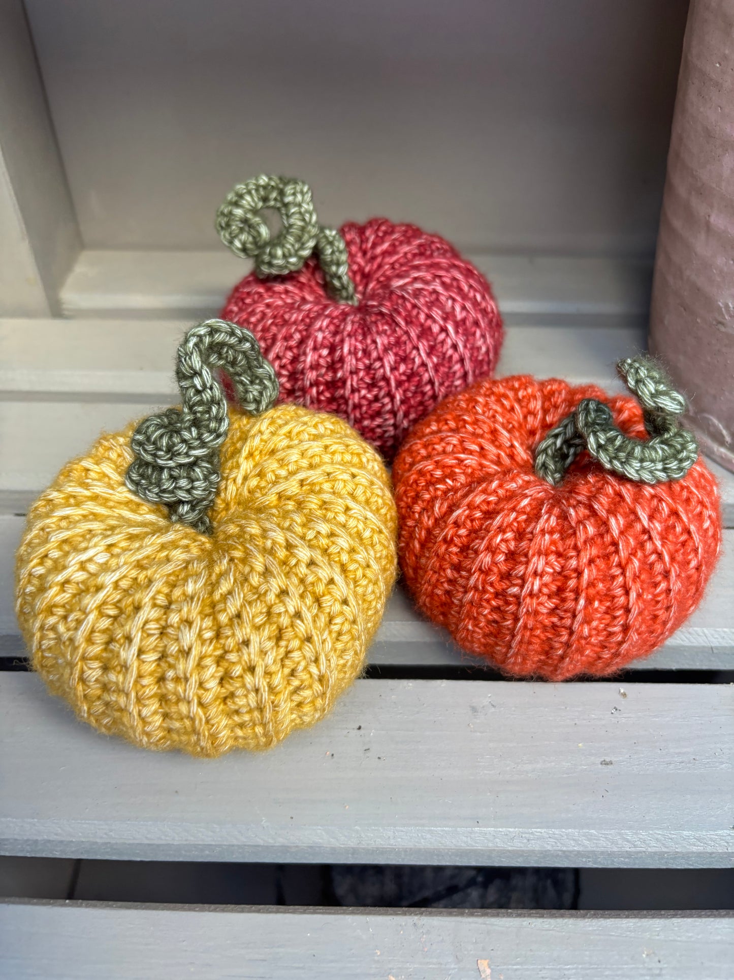 Crochet Pumpkin Kit - Stone Washed XL