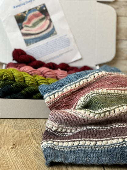 Cosy Cowl Kits with my hand dyed super soft DK