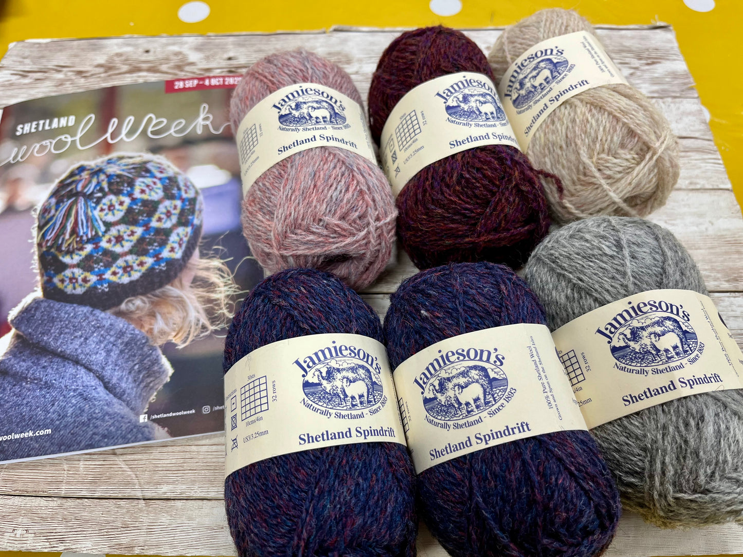 Aal Ower Toorie Shetland Wool Week Hat Kits with Pattern Booklet