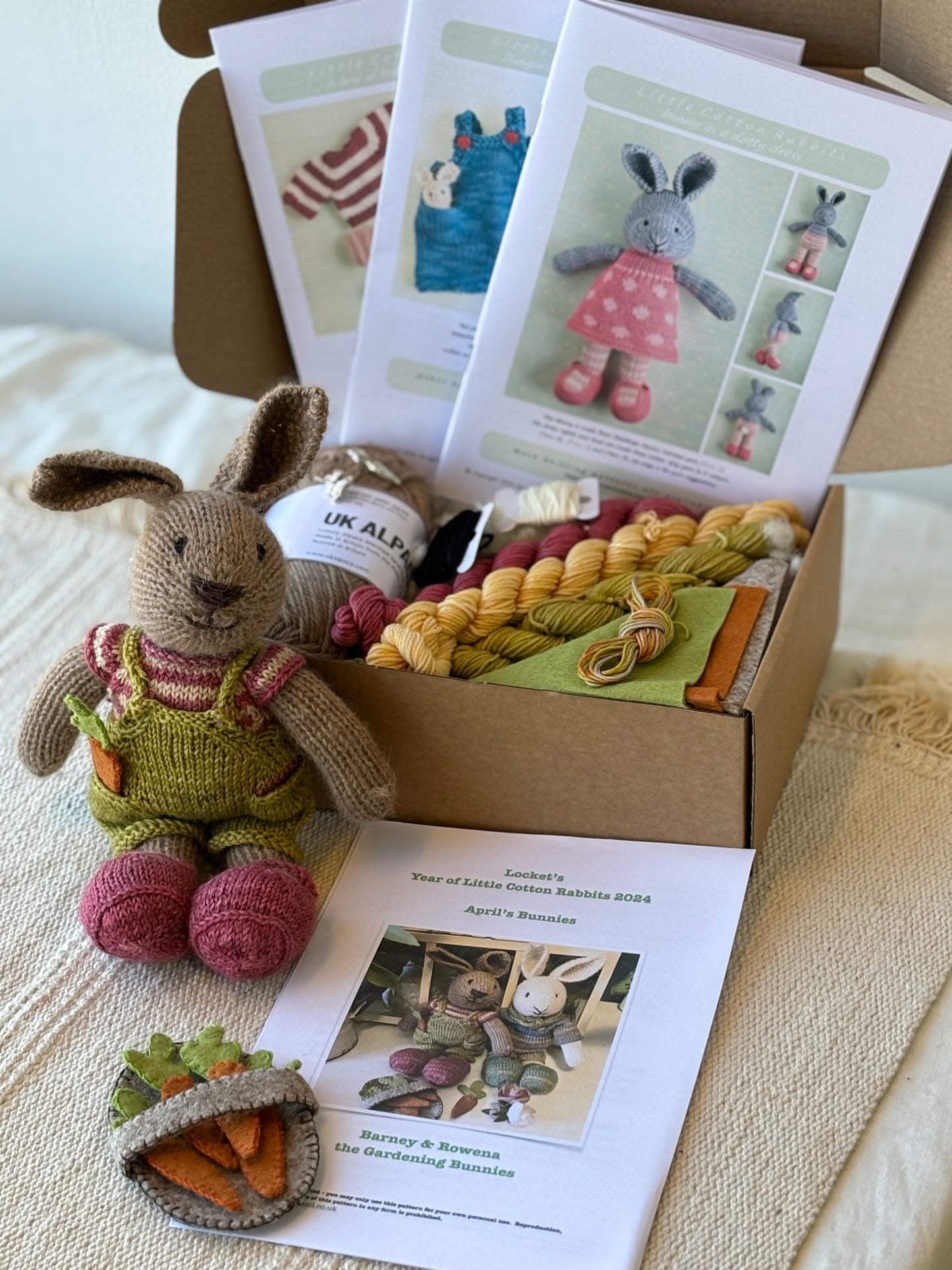 Locket's Year of Little Cotton Rabbits - Rowena Bunny