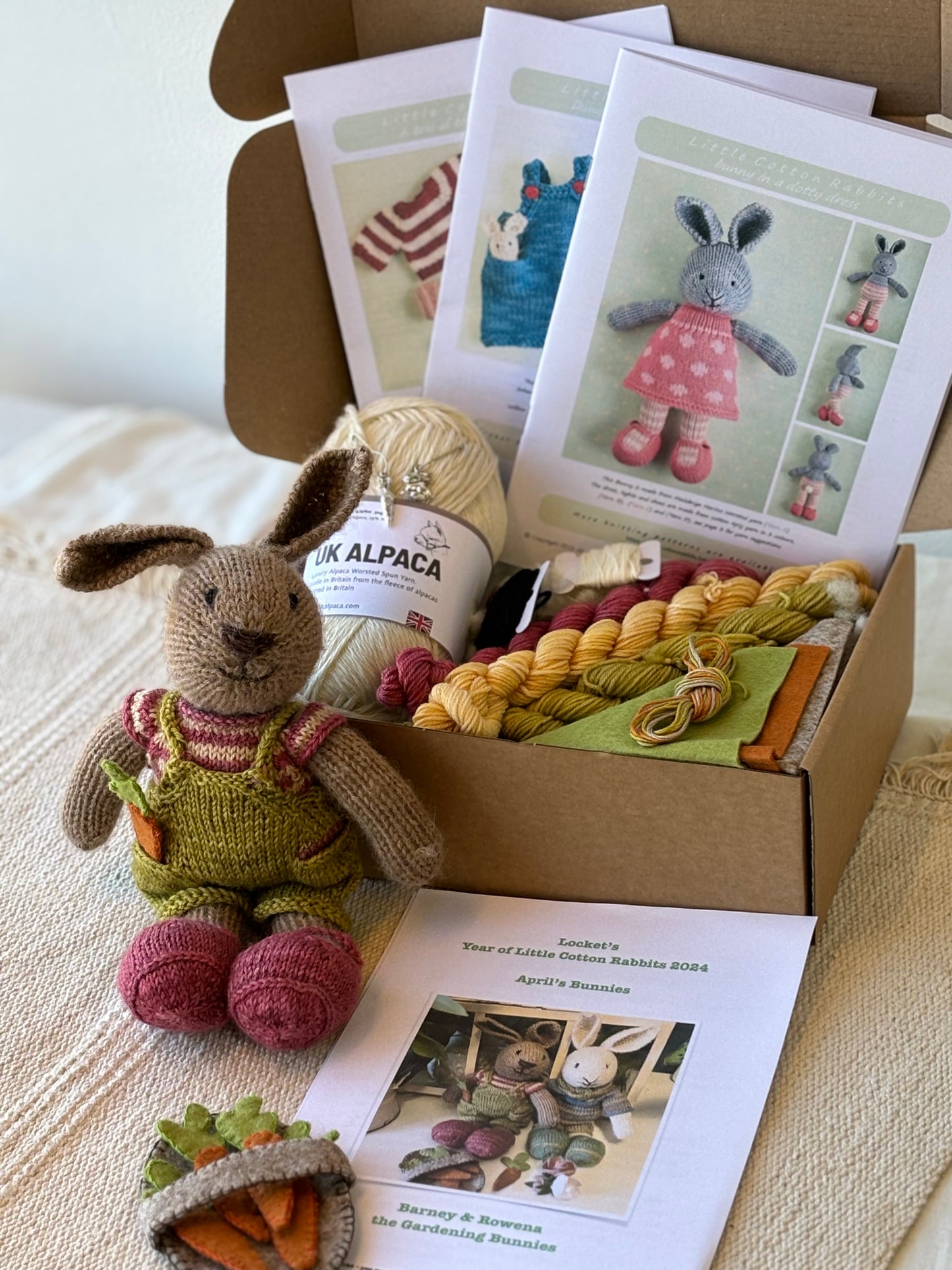 Locket's Year of Little Cotton Rabbits - Rowena Bunny
