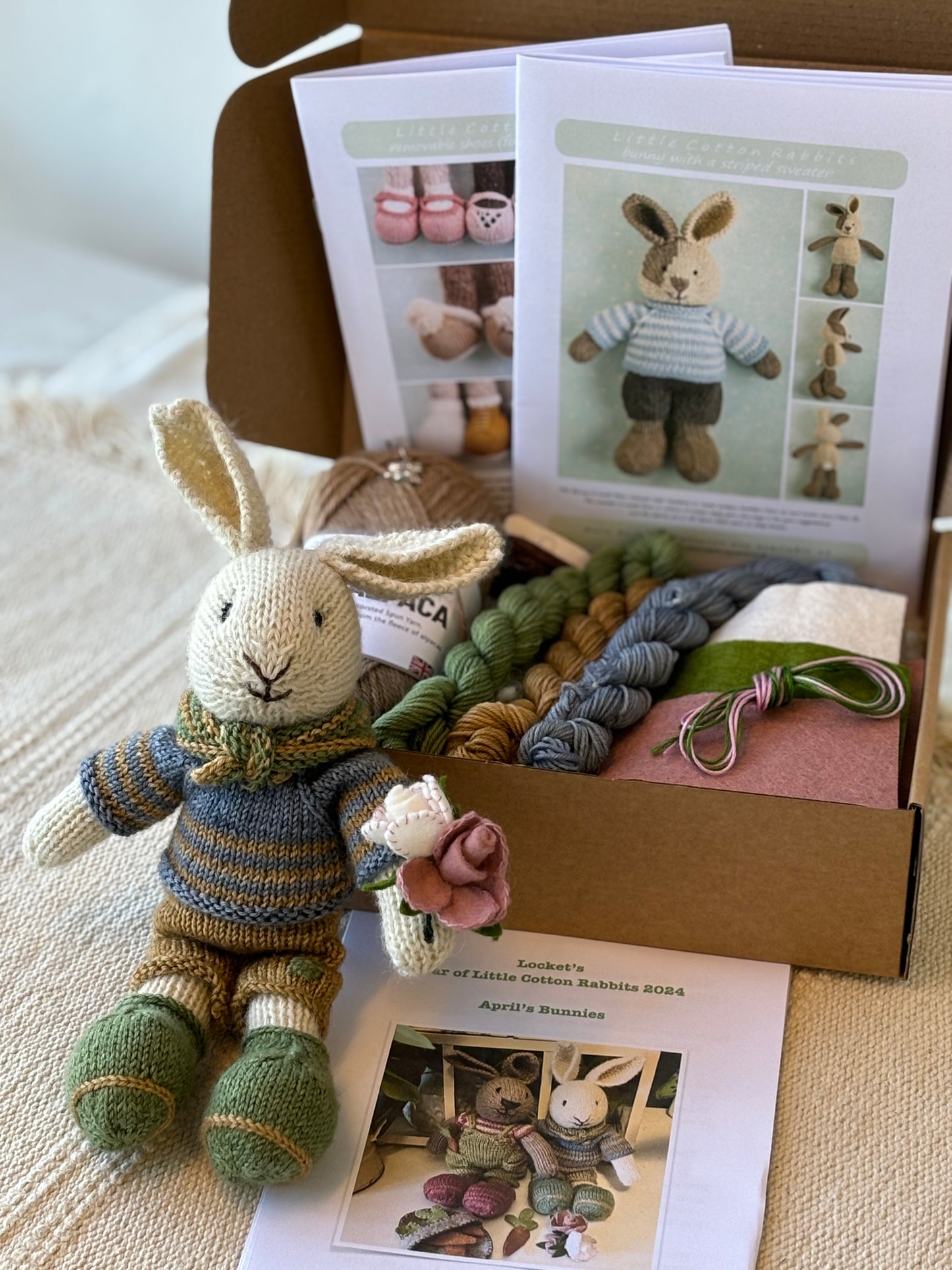 Locket's Year of Little Cotton Rabbits - Barney Bunny