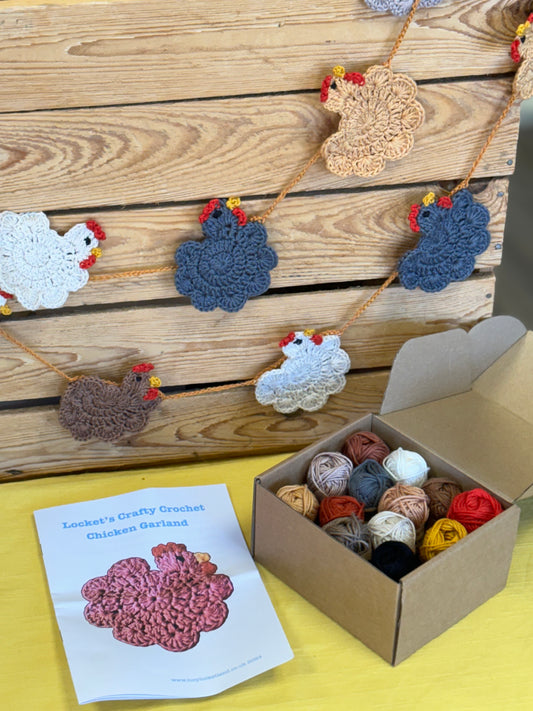 Locket’s Crafty Crochet Chicken Garland Kit