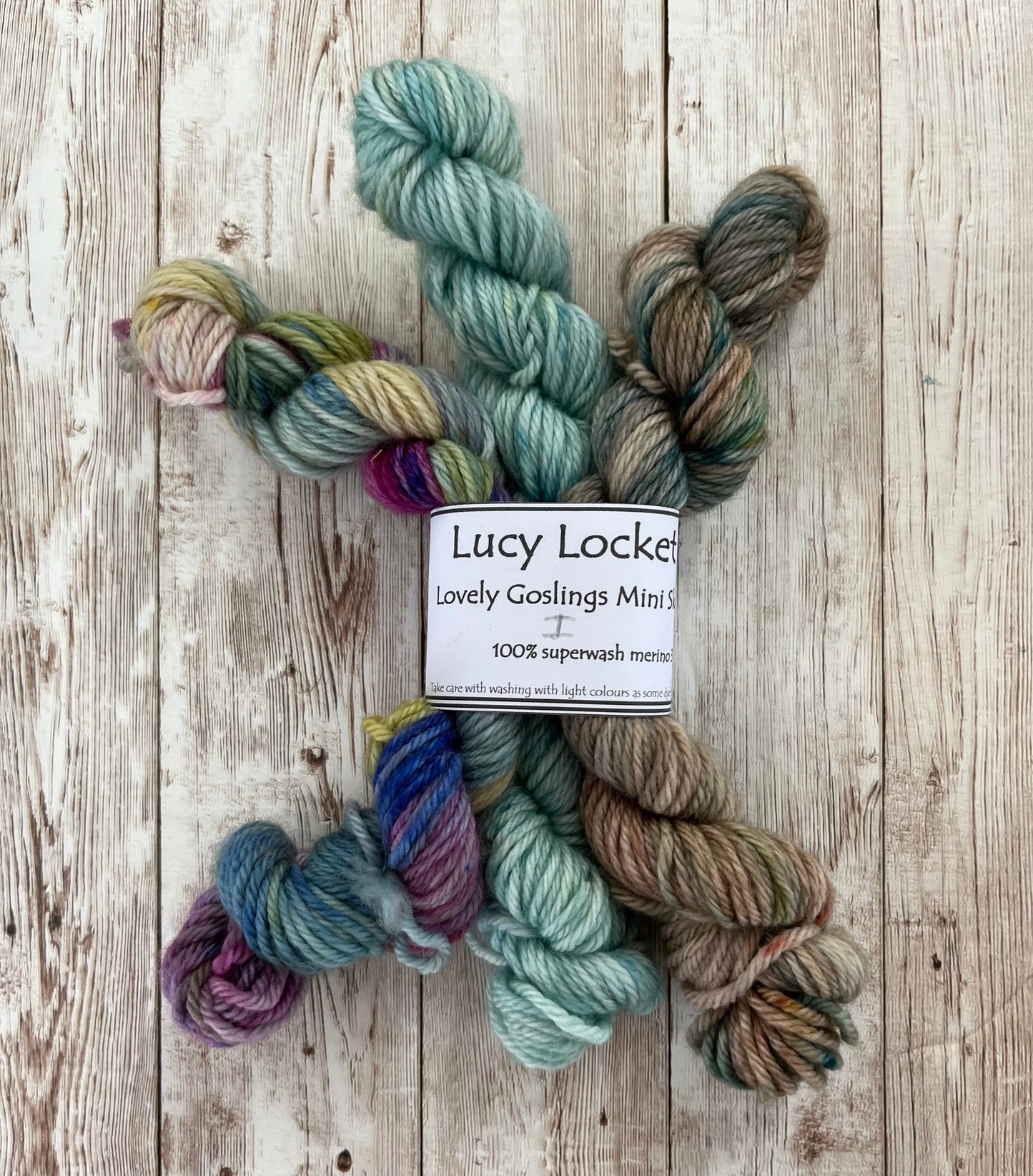 Trio of Lovely Goslings knitting kit