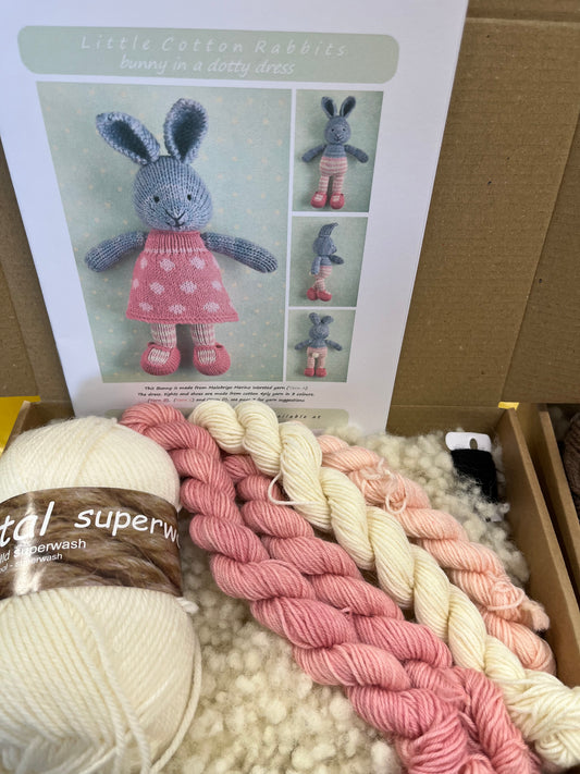 Little Cotton Rabbits Bunny in a Dress Kit