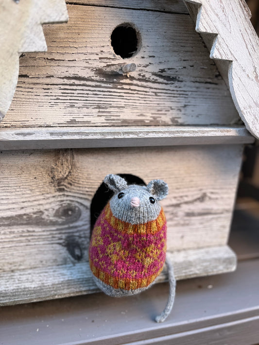New “Harold Fatmus” Mouse knitting kit