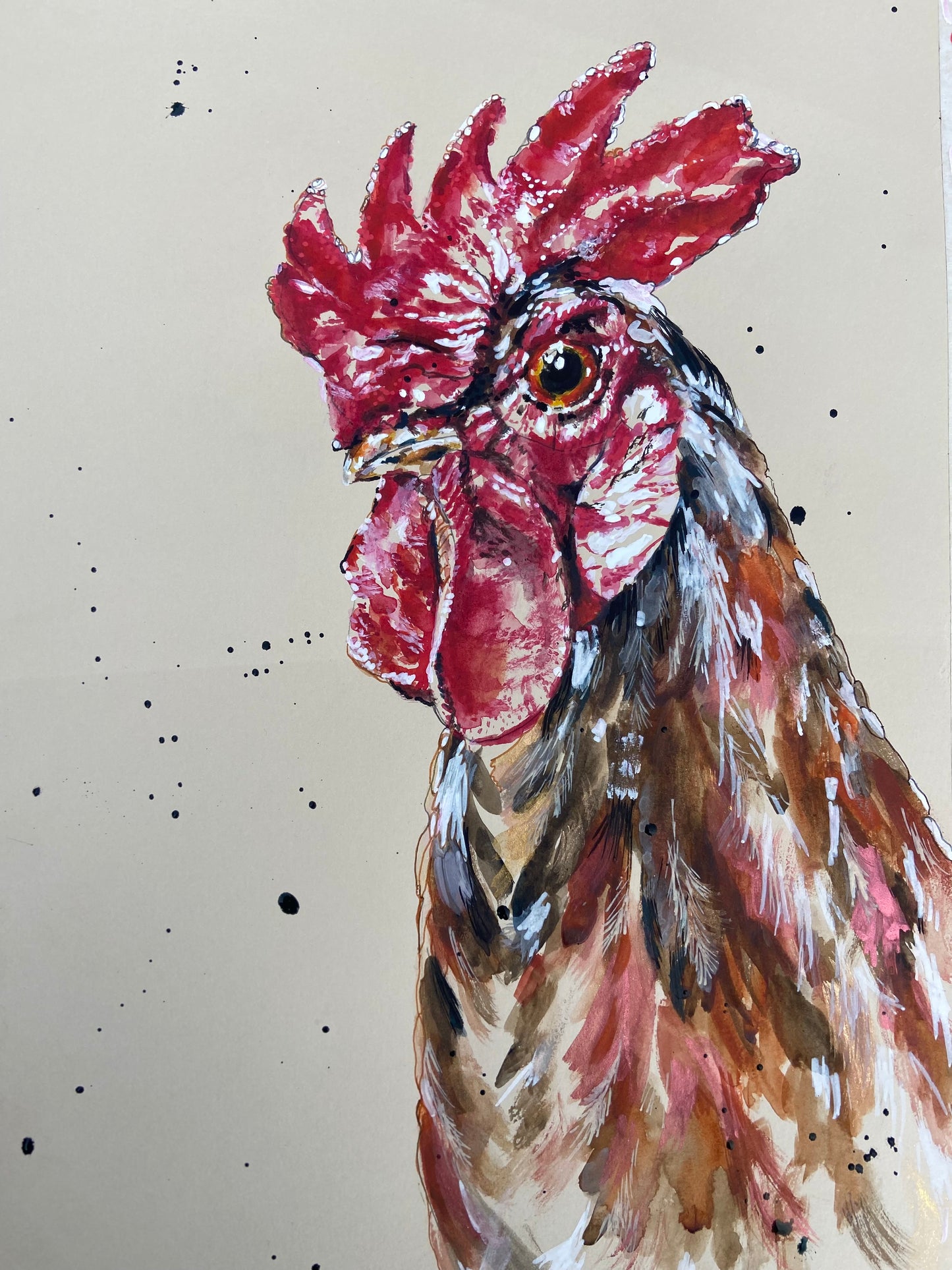 1. Watercolour Duck or Chicken All Day Guest Workshop with Sam Folcarelli - Saturday 19th July 10.30-4.30
