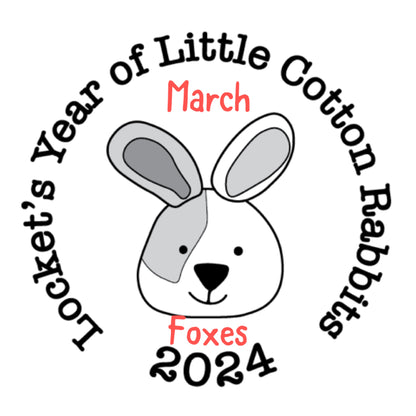 Locket's Year of Little Cotton Rabbits - March - Fergus the Rare Breed Chicken Fanatic