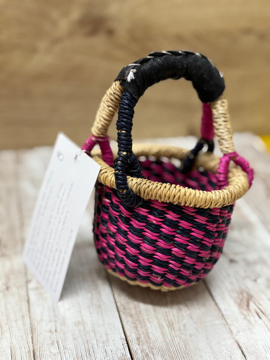 Fair Trade Mini Bolga Baskets