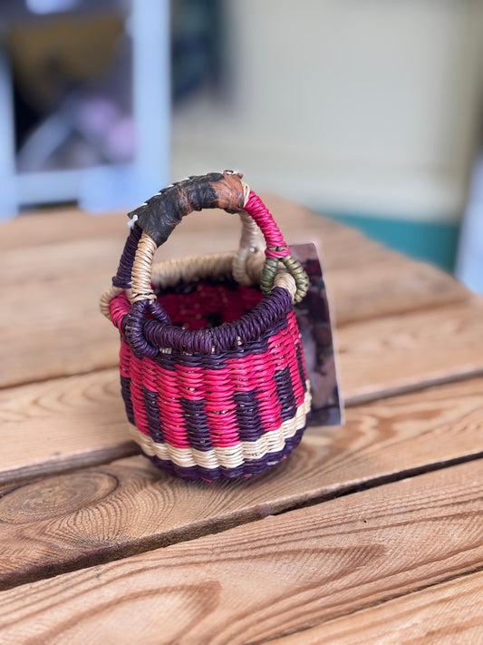 Fair Trade Mini Bolga Baskets