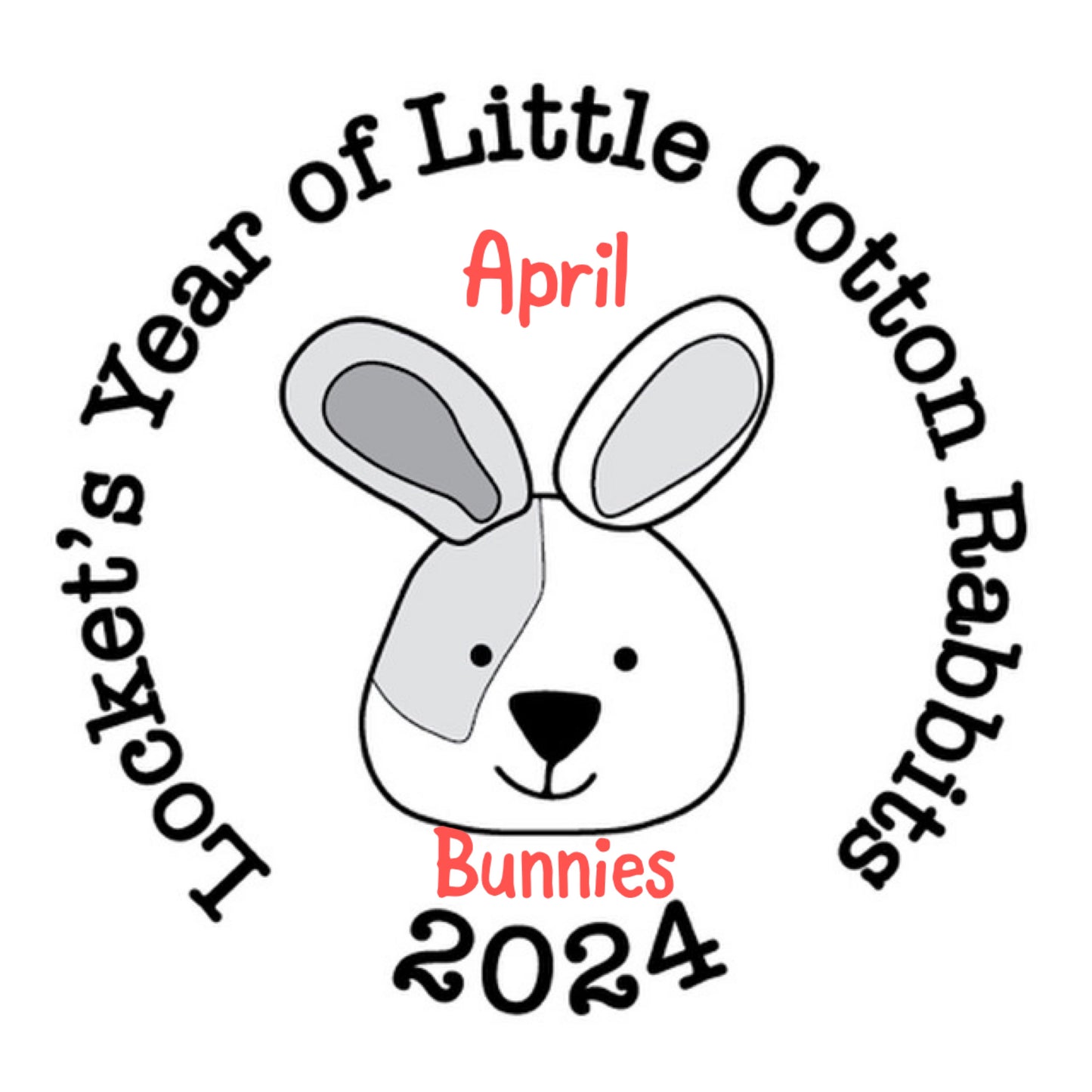 Locket's Year of Little Cotton Rabbits - Rowena Bunny