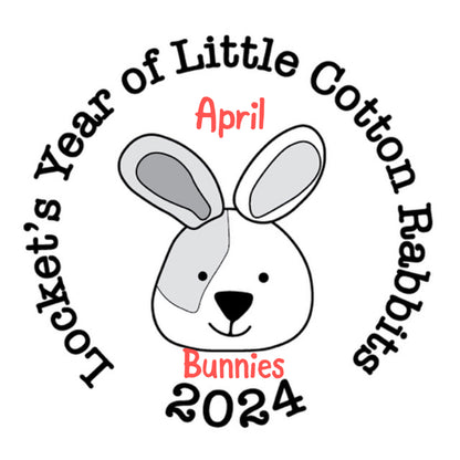 Locket's Year of Little Cotton Rabbits - Rowena Bunny