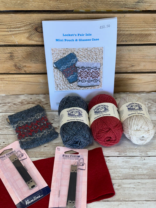 Fair Isle Coin Purse / Glasses Case