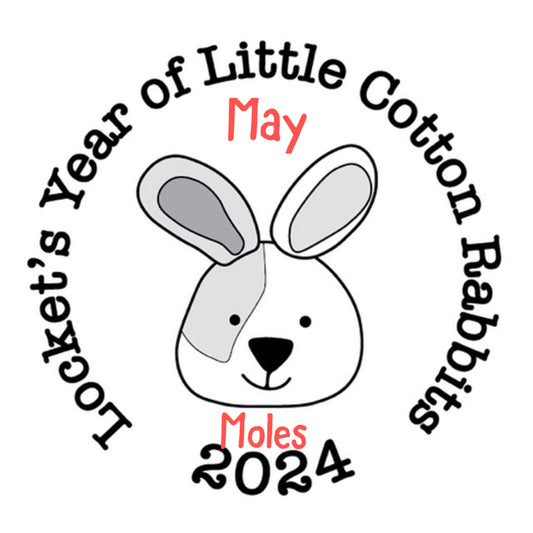 ***PRE-ORDER*** Locket's Year of Little Cotton Rabbits - Helen the Botanist Mole