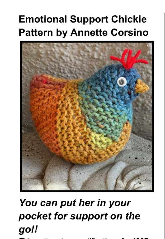 Pattern Booklets for Emotional Support Chicken!