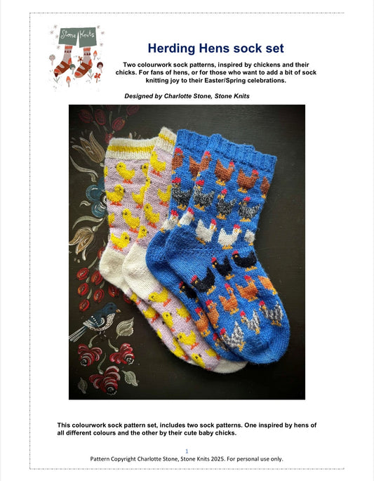 Herding Hens Socks kit