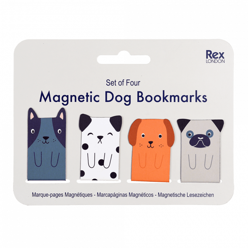 Magnetic Dog Book Marks (4)