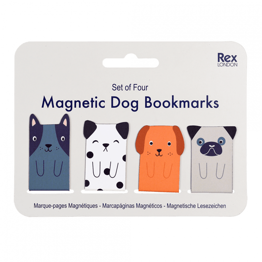 Magnetic Dog Book Marks (4)
