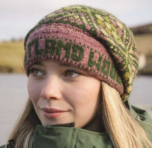 Shetland Wool Week Birsie Beanny A4 pattern booklet