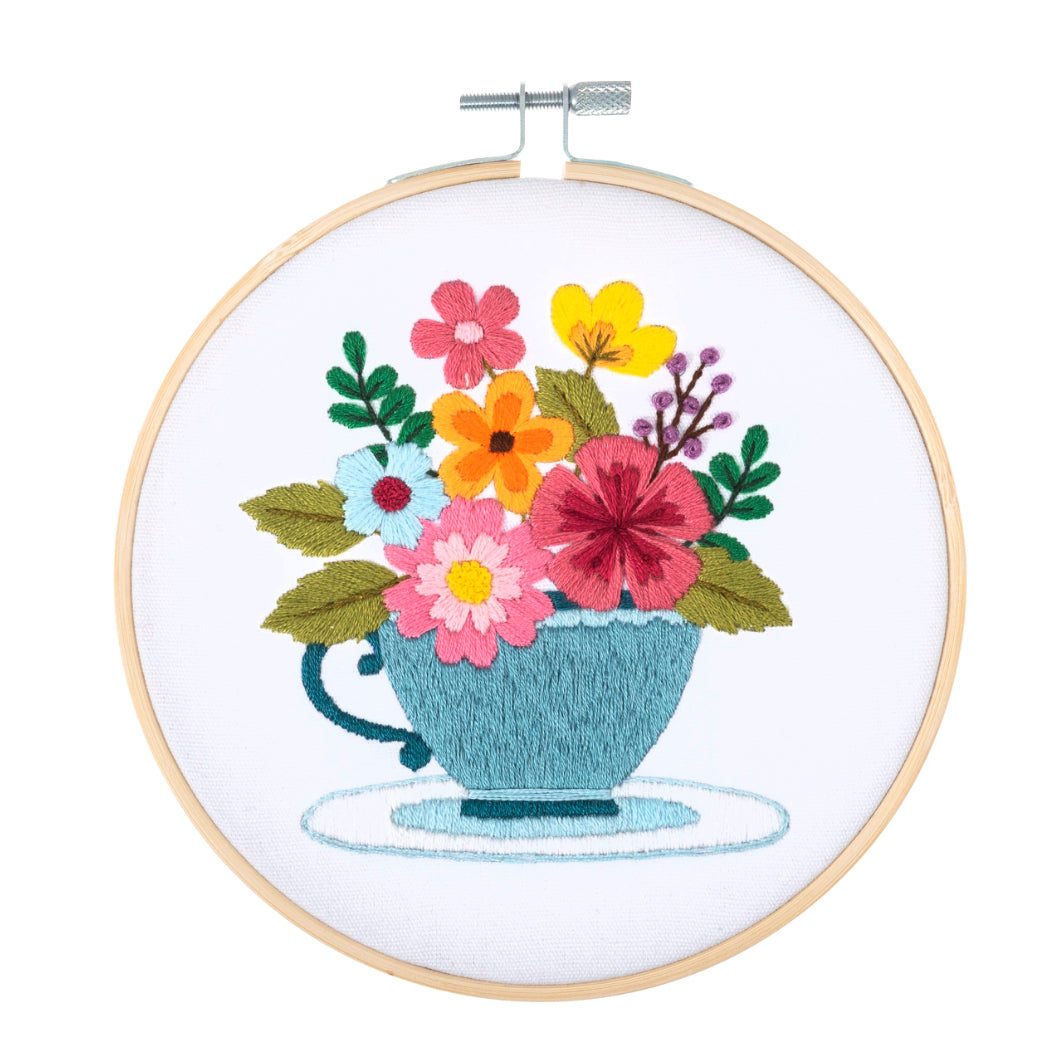 Embroidery Kits with Hoop