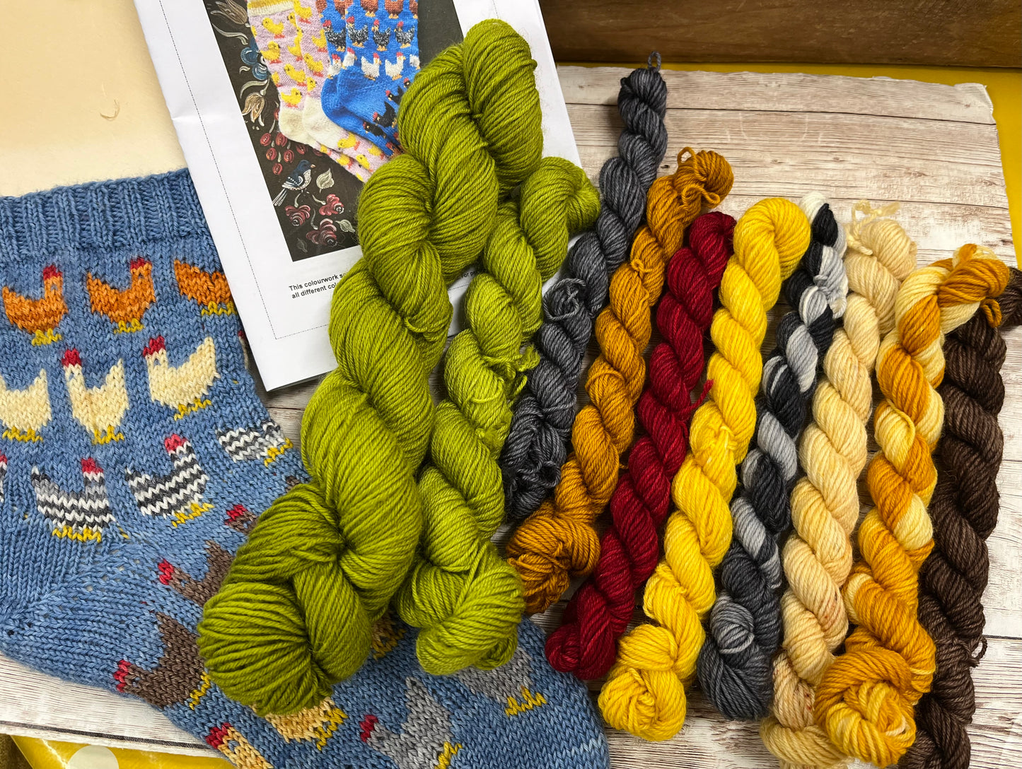 Herding Hens Socks kit