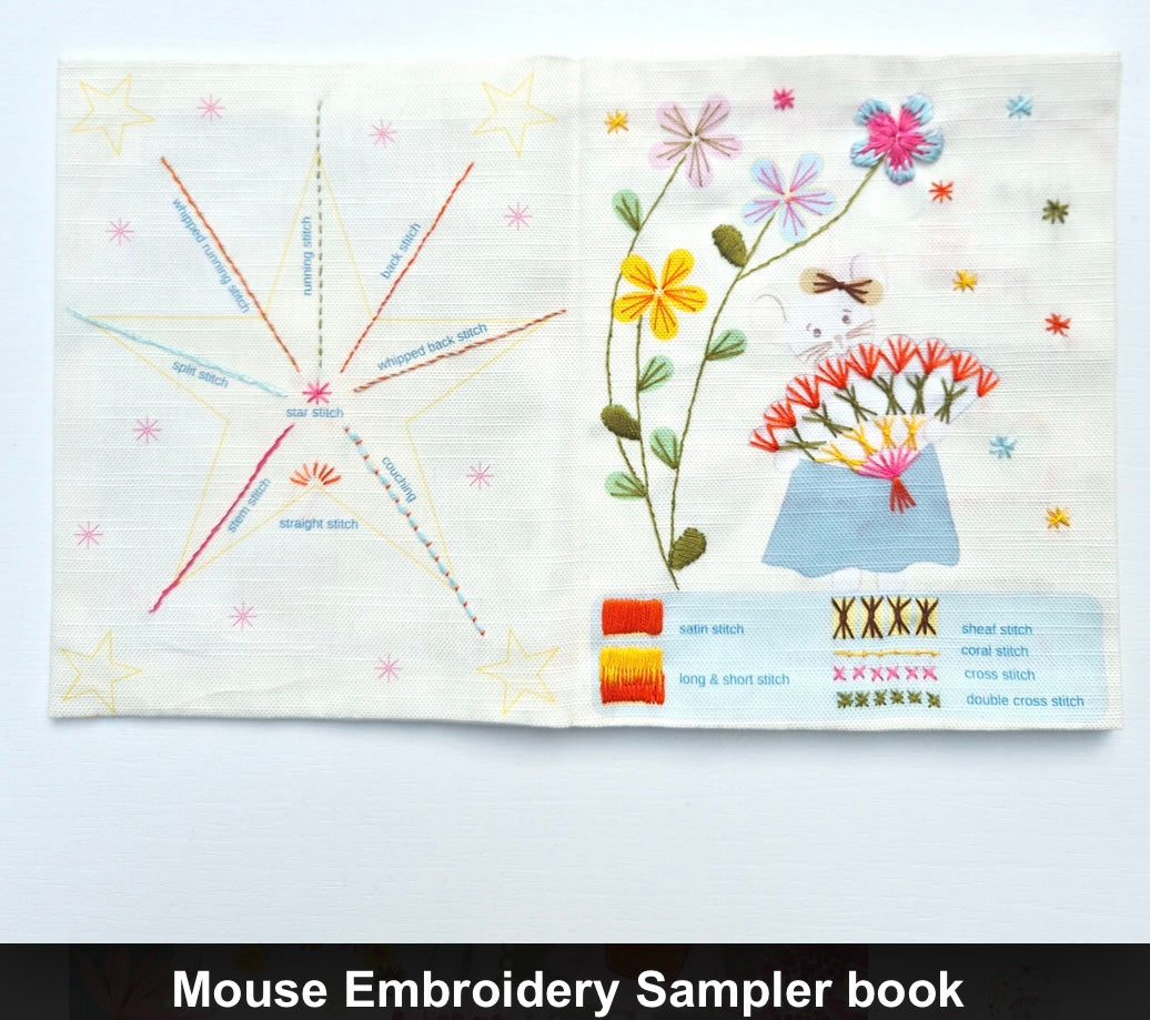 ***NEW*** Corinne Lapierre Mouse Embroidery Sampler Book