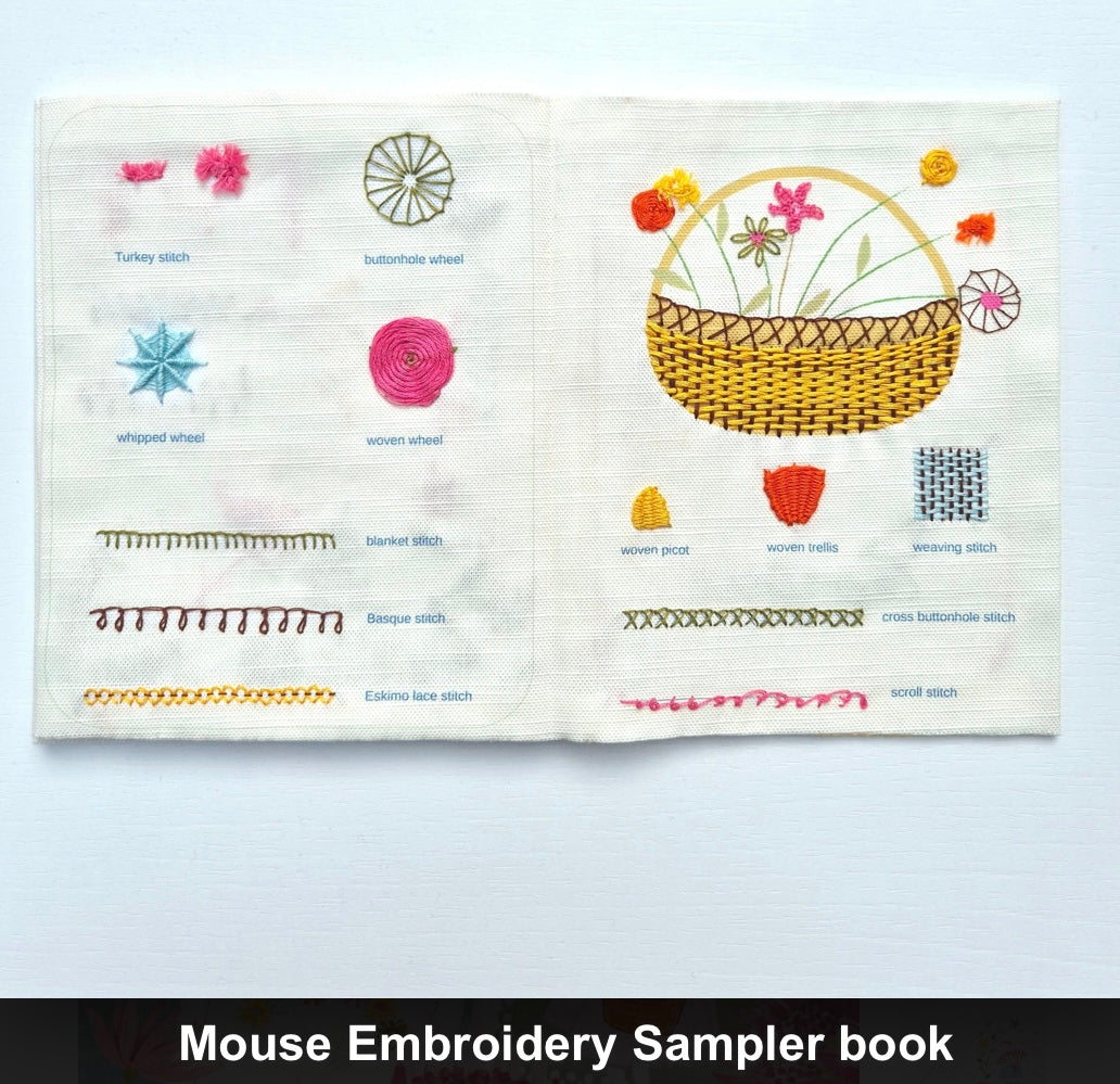 ***NEW*** Corinne Lapierre Mouse Embroidery Sampler Book