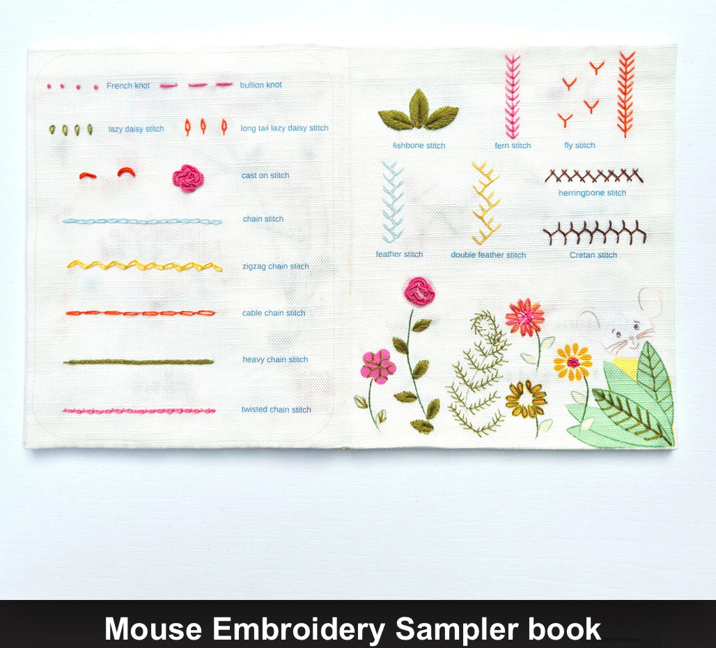 ***NEW*** Corinne Lapierre Mouse Embroidery Sampler Book