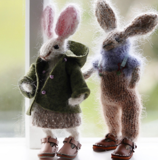 Rabbit Doll Kit with @dotpebbles_knits