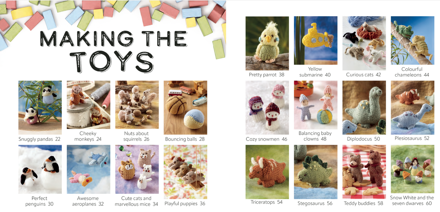 Knit Mini Toys by Sachiyo Ishii