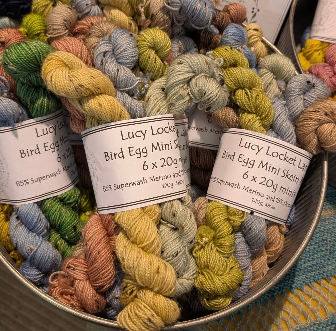 “Bird Egg” 4ply Mini Skein Bundles