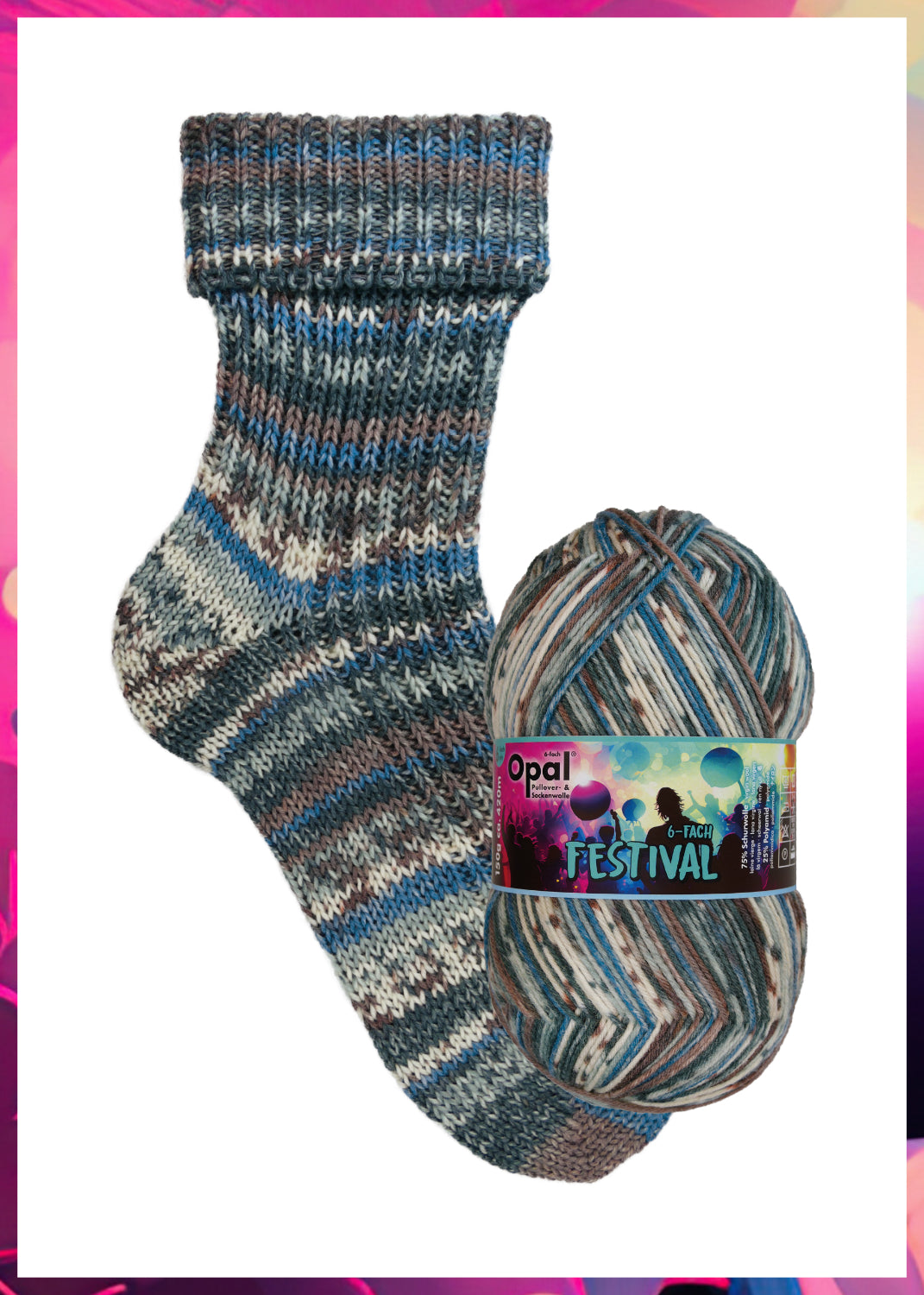 Opal Festival 6ply Sock Yarn