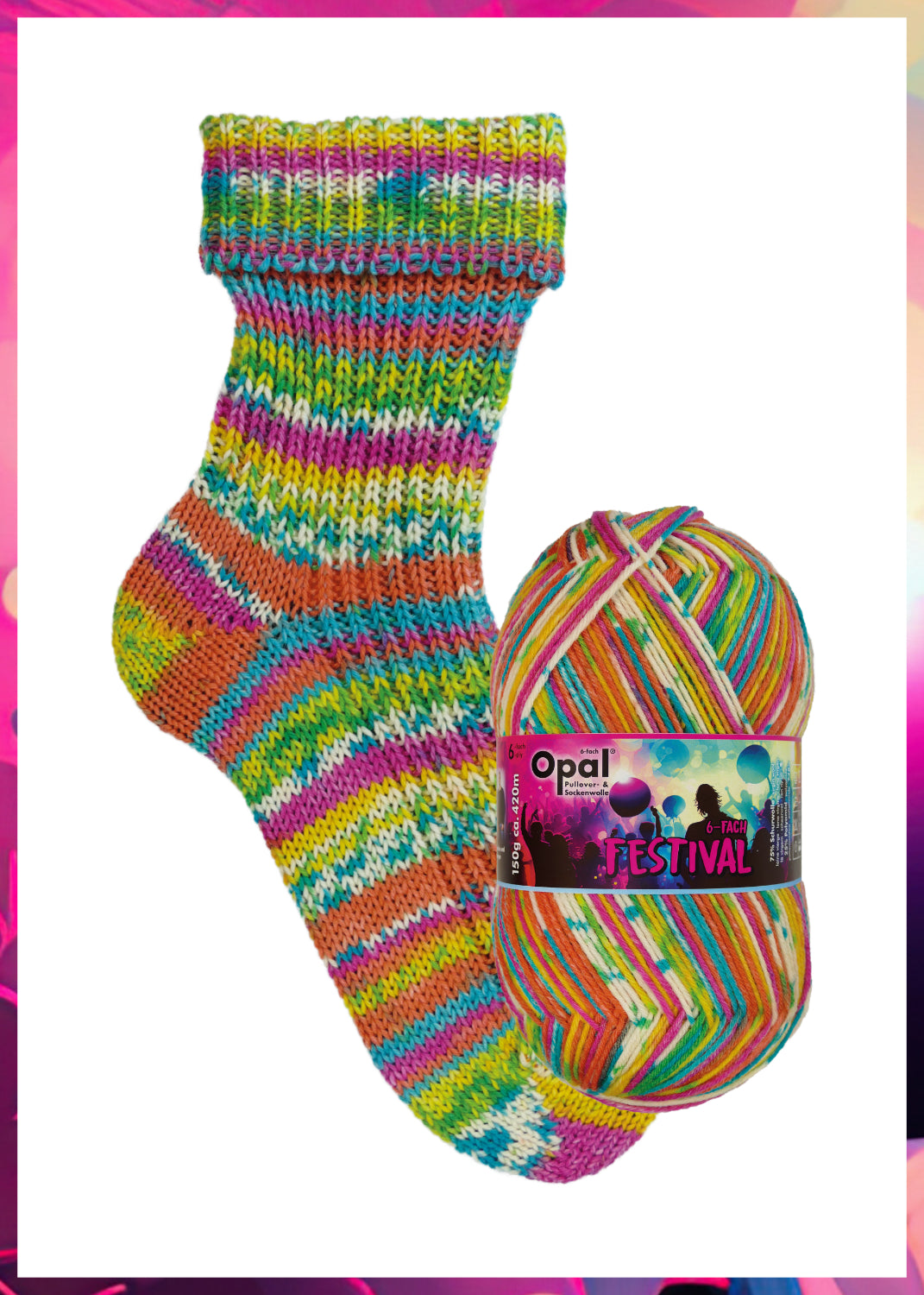 Opal Festival 6ply Sock Yarn