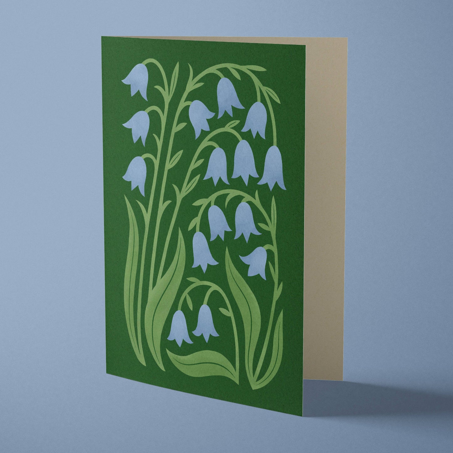 Bluebell | Modern-Retro Floral Reusable Greeting Card