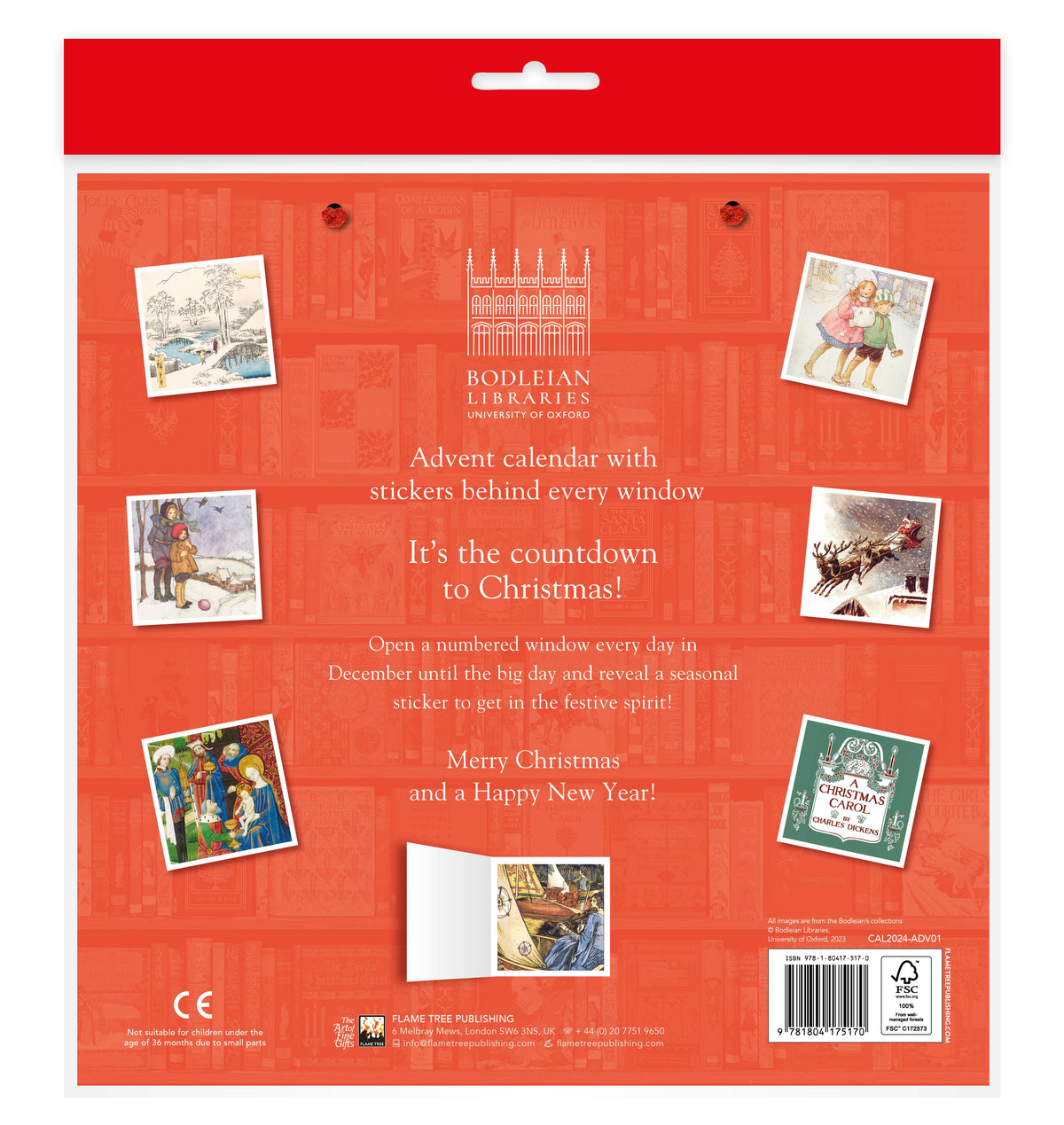 ***NEW*** Bodleian Libraries: Christmas Bookshelves Advent Calendar (w