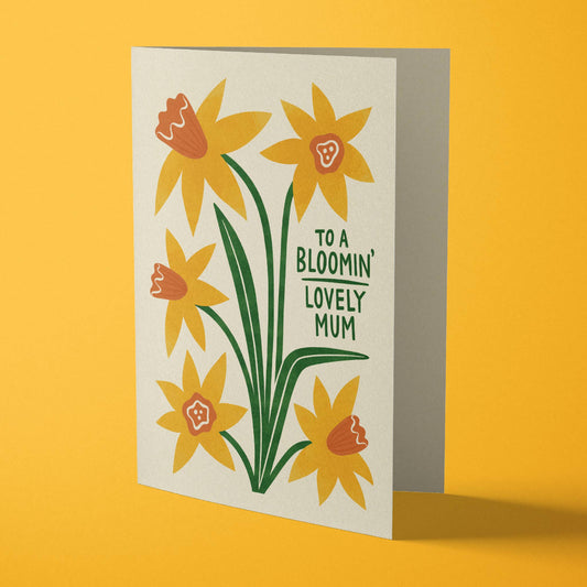 Daffodil Mother’s Day Card