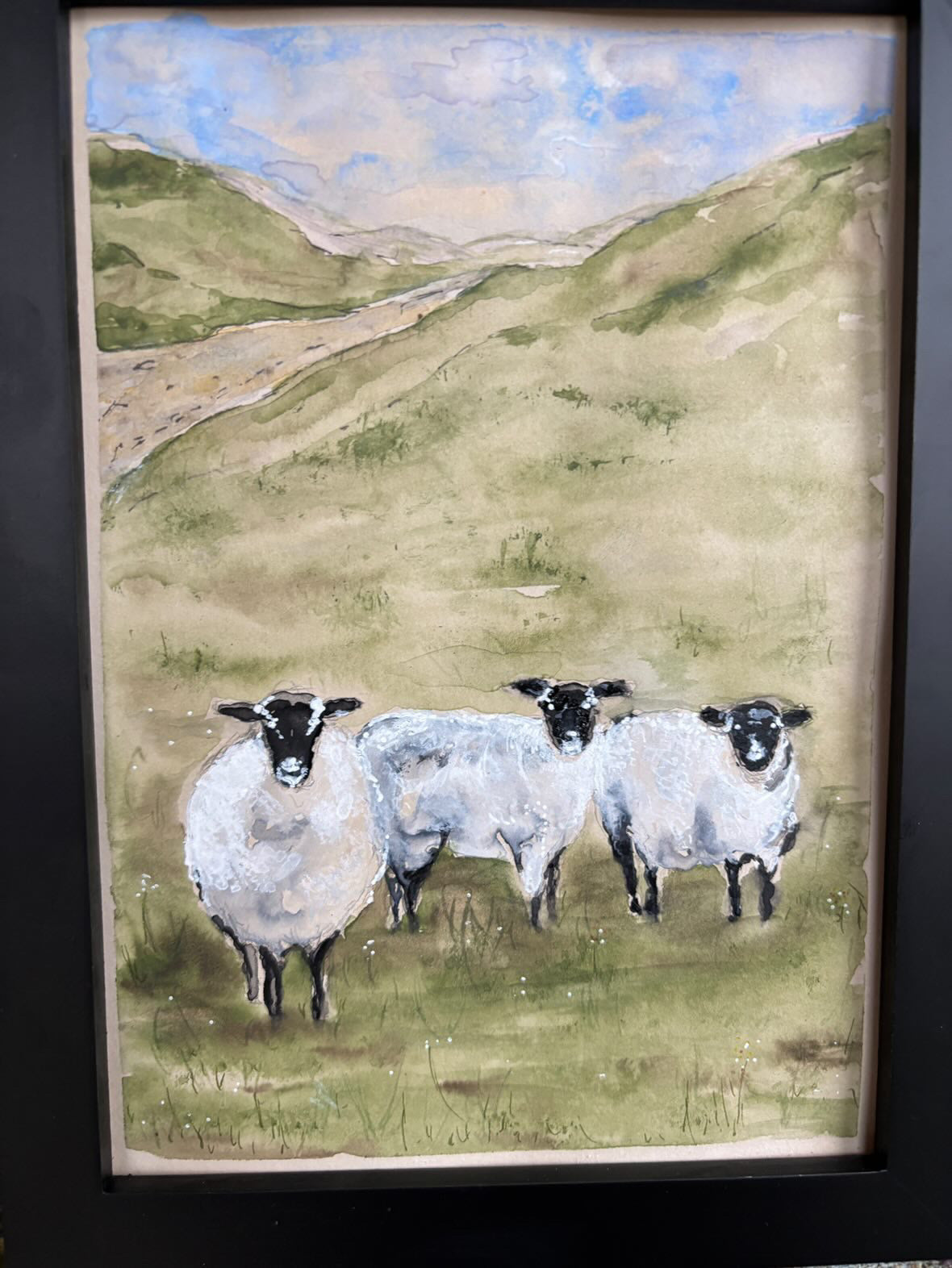 Watercolour Sheep Workshop with Art by Sam Sat 7th November 10.30-16.00