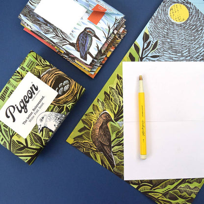 Wonderfully Wild Pigeon, Nature-inspired Folding Letters x 6