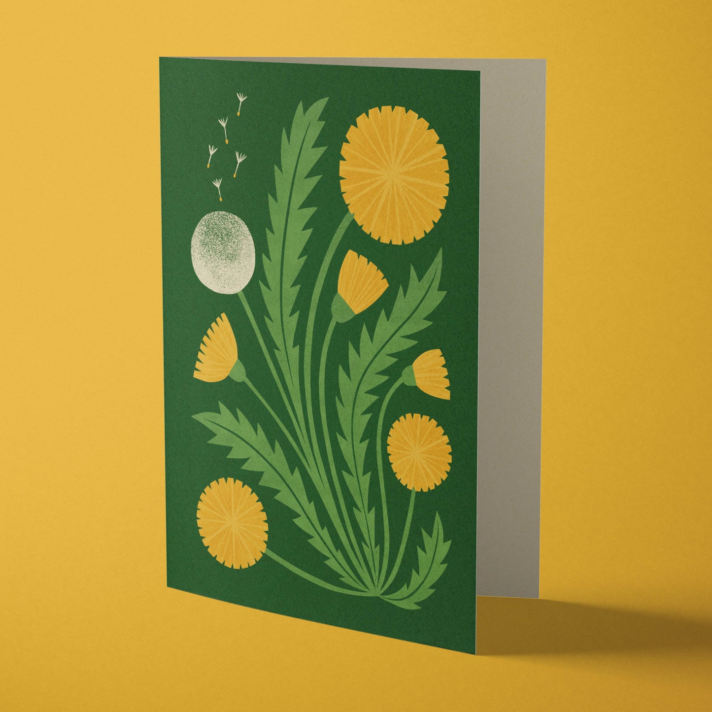 Dandelion | Modern-Retro Floral Reusable Greeting Card