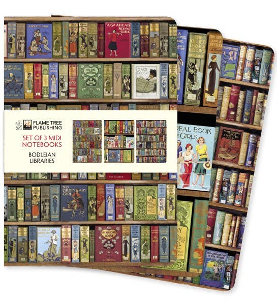 ***NEW*** Bodleian Libraries Set of 3 Midi Notebooks
