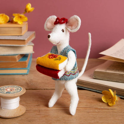 ***NEW*** Little Mouse The Librarian Felt Craft Mini Kit