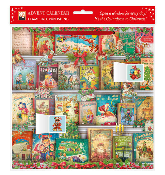***NEW*** Christmas Bookshelf Advent Calendar (with stickers)