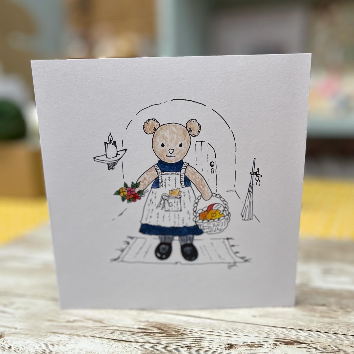 Locket's Year of Little Cotton Rabbits Blank Greetings Cards