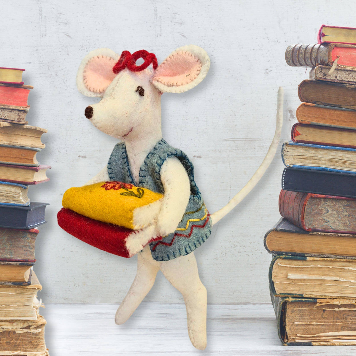 ***NEW*** Little Mouse The Librarian Felt Craft Mini Kit