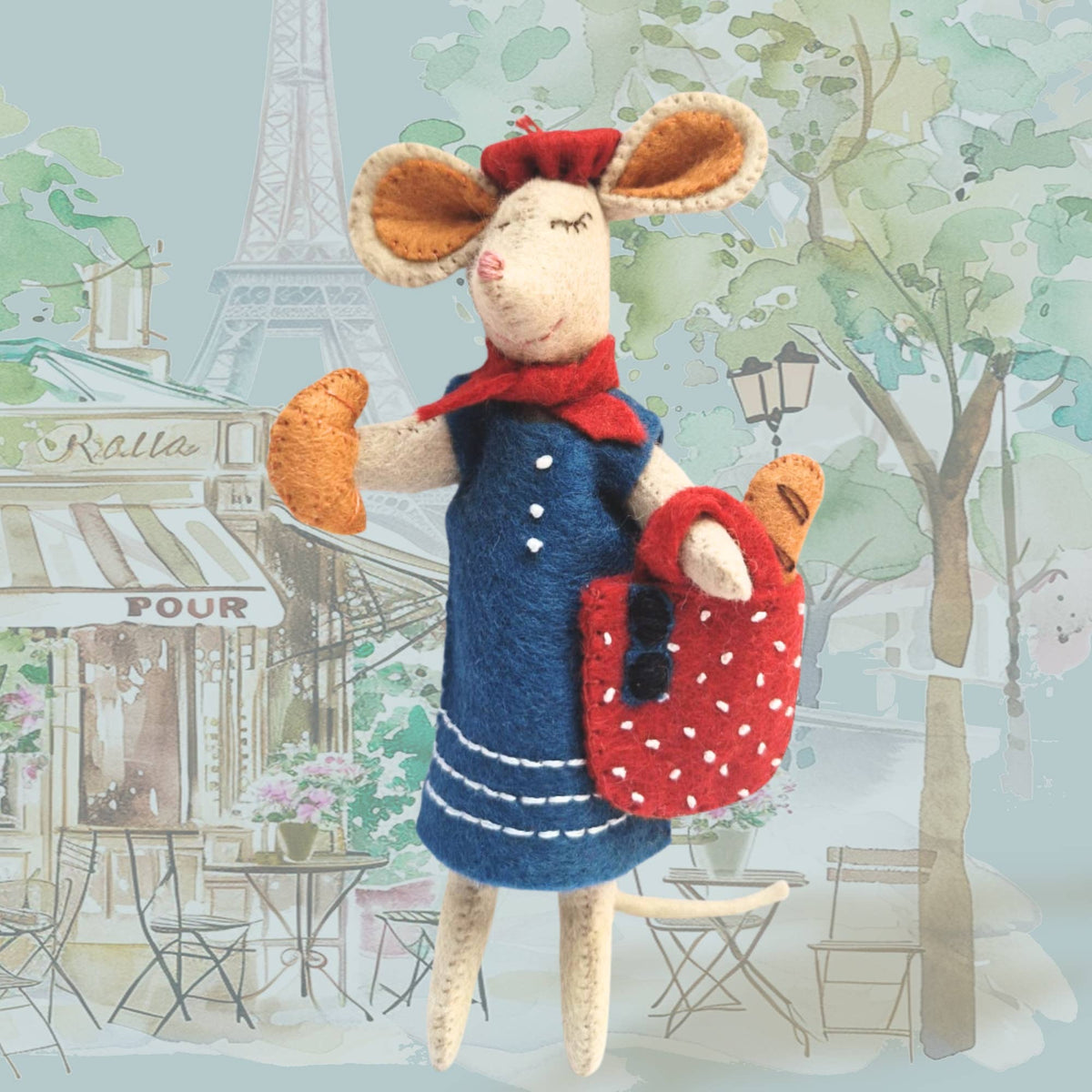 ***NEW*** Little Mouse in Paris Felt Craft Mini Kit