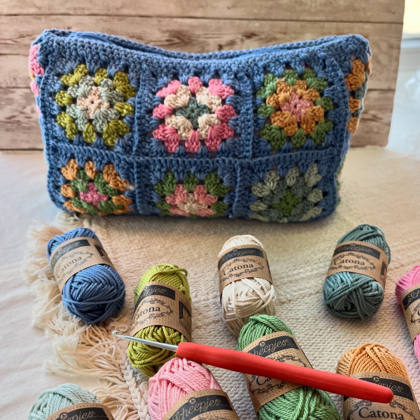 New Locket s Crochet Project Bag kit