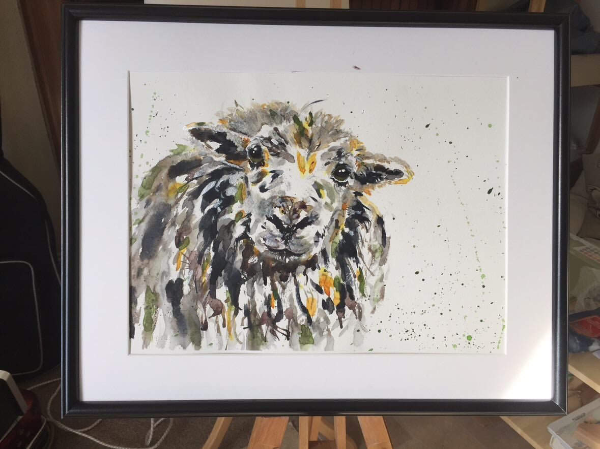 Watercolour Sheep Workshop with Art by Sam Sat 7th November 10.30-16.00